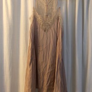 Blush satin/lace H&M camisole
